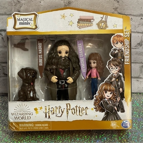 Wizarding World Harry Potter Magical Minis Hermione Granger Rubeus Hagrid Set - Picture 1 of 11